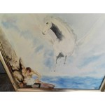 Средна картина масло на платно Испания - 3595